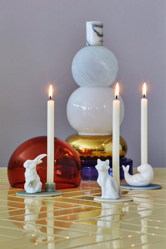 Dottir Birthday Stories lysestage - grøn - Bahne